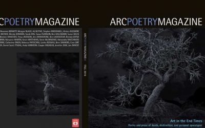 Pillars of Dawn on the cover of Arc Poetry Magazine
